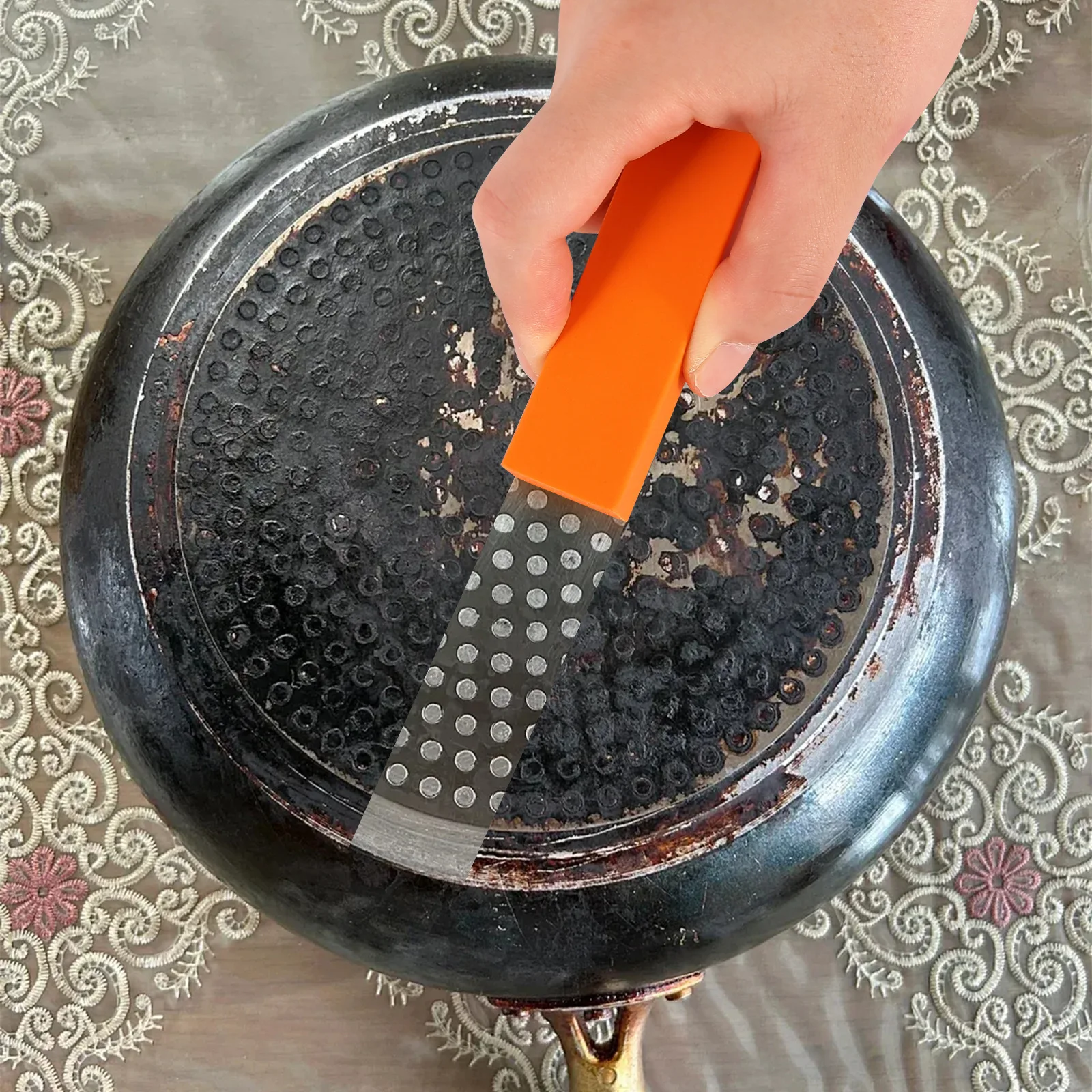 Limescale Eraser Stainless Steel Rust Remover Kitchen Faucet Cleaning Rubber Home Cleaning Accessories Tools Cleaner Household - Image 4