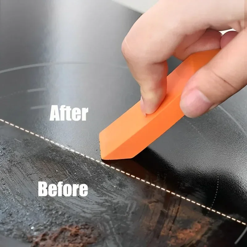 "Efficient Limescale Eraser, Stainless Steel Rust Remover for Kitchen Faucets, Cleaning Rubber for Household Scale Stain Tool" - Image 4