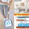 VickHome 360° Turbo Centrifugal Spin Mop and Bucket Tool Set, Home Office Spin Mop Dehydrate for Cleaning Floor Brooms Utensils