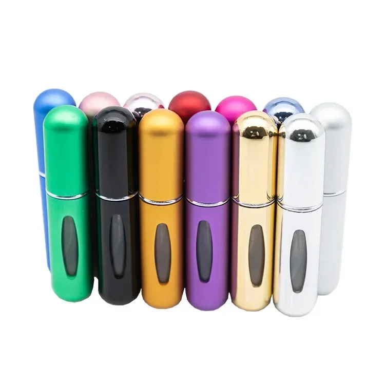 Mini Portable Refillable Aluminum Atomizer Bottle 5ml Refill Perfume Spray Bottle Cosmetic Container For Travel - Image 6