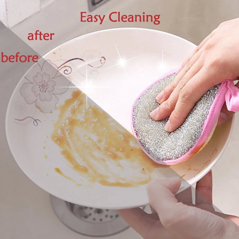 5/10/20Pcs Double Side Dishwashing Sponge Dish Washing Brush Pan Pot Dish Wash Sponges Household Cleaning Kitchen Tools - Image 3