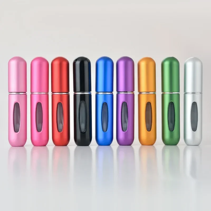 Mini Portable Refillable Aluminum Atomizer Bottle 5ml Refill Perfume Spray Bottle Cosmetic Container For Travel - Image 4