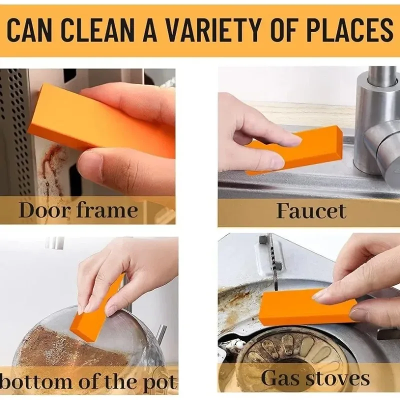 "Efficient Limescale Eraser, Stainless Steel Rust Remover for Kitchen Faucets, Cleaning Rubber for Household Scale Stain Tool" - Image 5