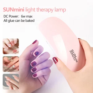 Foldable Nail Lamp 6w Uv Led Lamp For Nails Machine 6 Uv Leds Gel Nail Polish Dryer Lamp Manicure Tool Professional Equipme