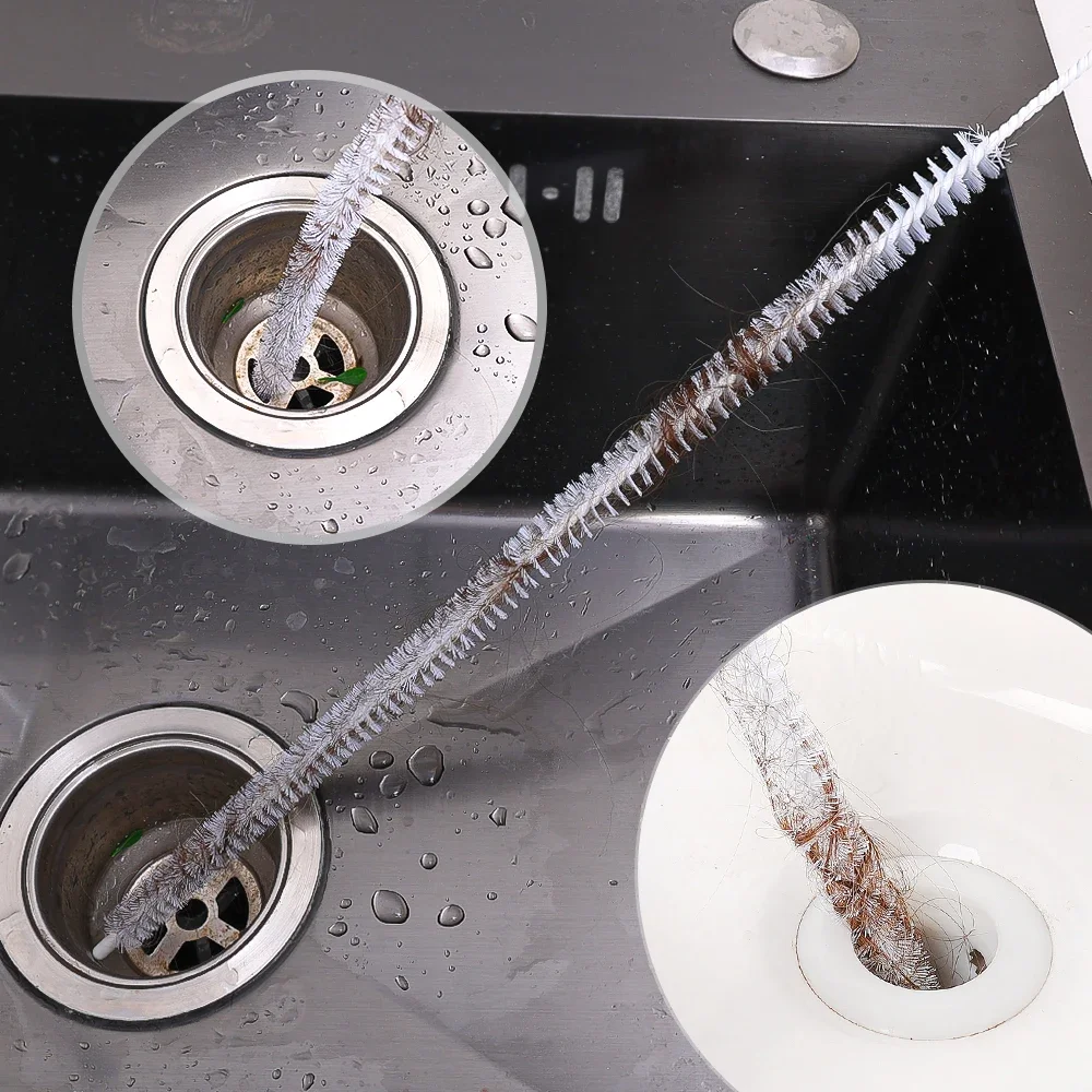 Flexible Long Pipeline Cleaning Brush Multipurpose Washing Machine Dryer Lint Remover Kitchen Sewer Dust Cleaner Brushes Tools - Image 6