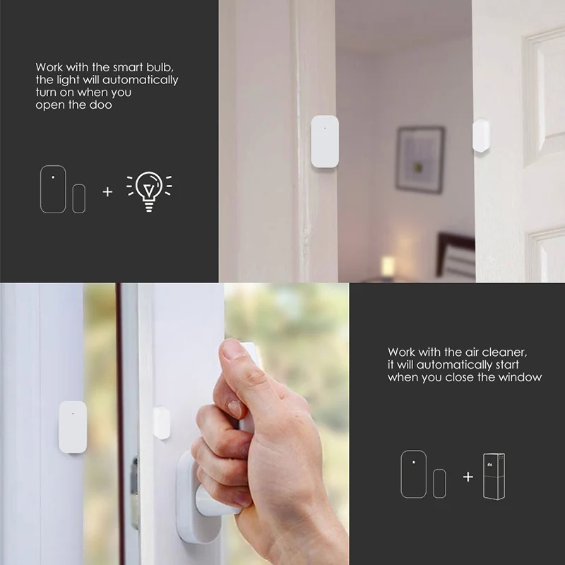 Original Aqara Door Window Sensor ZigBee Wireless Connection Smart Door Sensor MCCGQ11LM Smart Home Work With MiHome HomeKit APP - Image 2