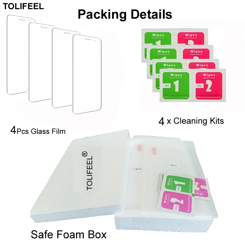4PCS Tempered Glass for Google Pixel 9 10 8 Pro 9A 8A 7 7A 6 6A 5 4A 4 XL 3 Protective Transparent Screen Protector Film Glass - Image 2