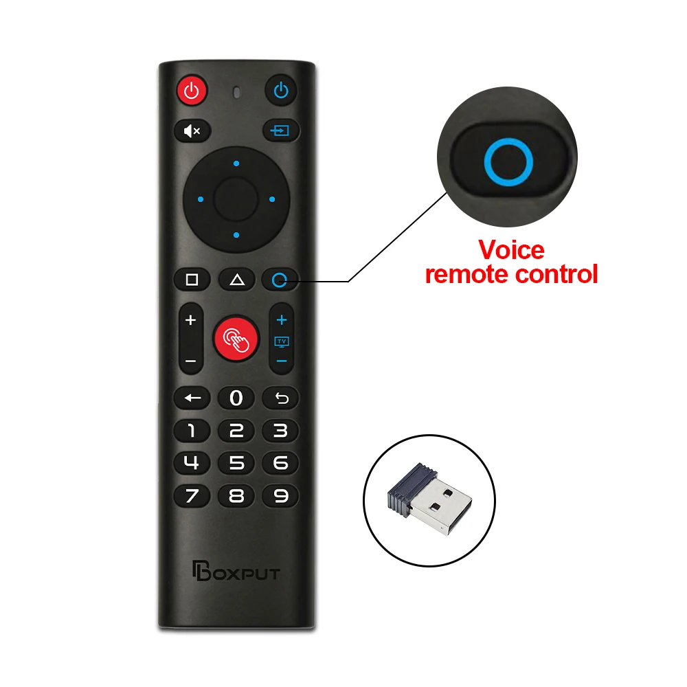 BPR3S PLUS BT Air Mouse Voice Function IR learning TV 2.4G Wireless Remote Controller With Gyroscope for Android TV Box/PC - Image 6