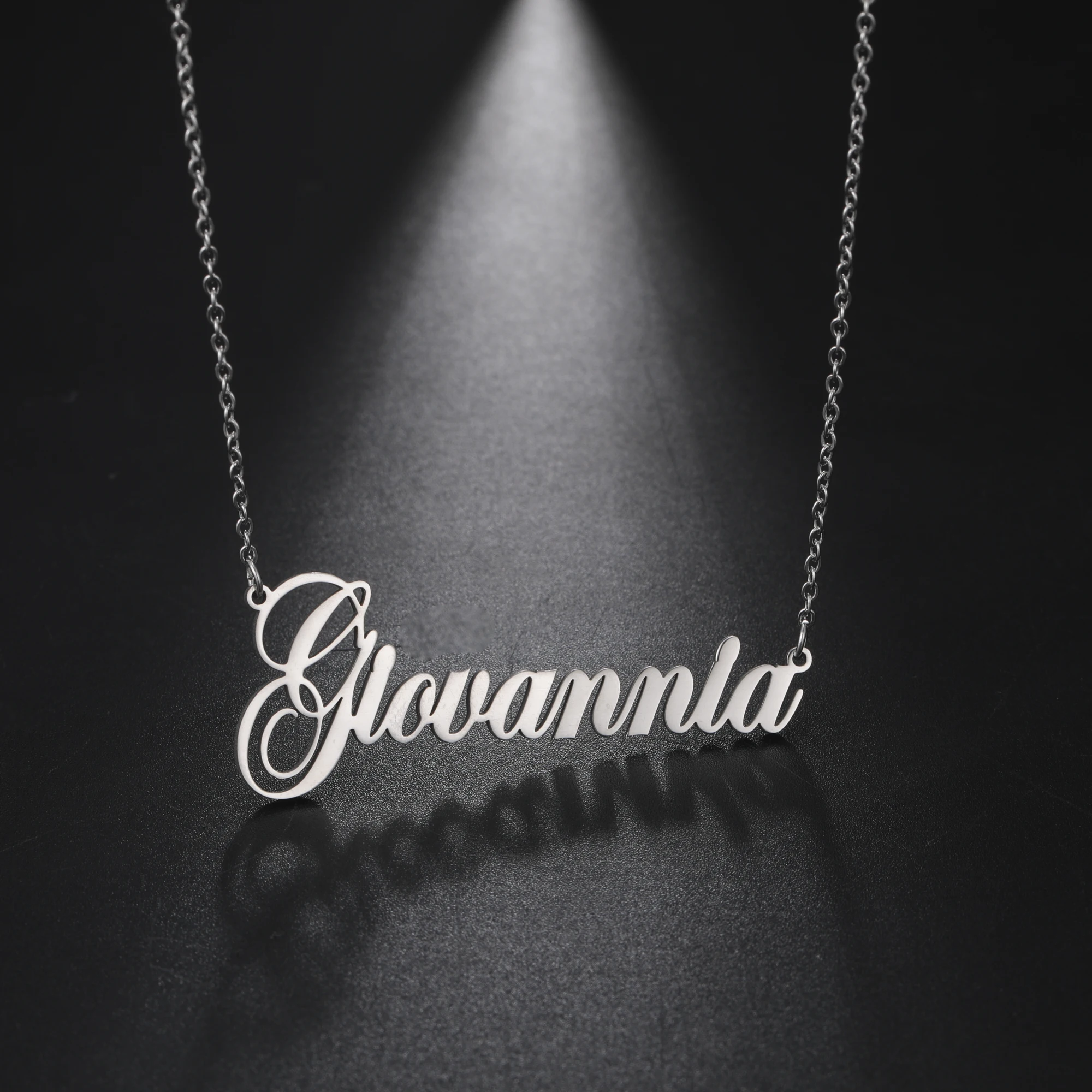 Sipuris Custom Name Necklace Personalized Golden Choker Stainless Steel Necklace For Women Man Customized Jewelry Weddings Gifts - Image 2