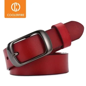 Women’s strap casual all-match Women brief genuine leather belt women strap pure color belts Top quality jeans belt WH001