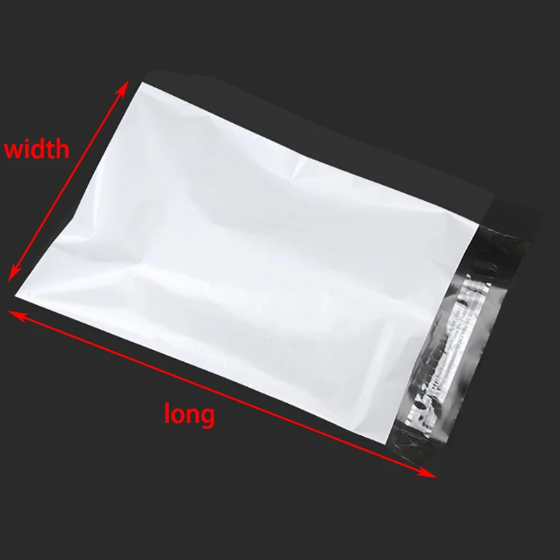 New Light Gray Courier Bag 10pc Self-seal Mailbag Plastic Poly Mailing Envelope Waterproof Postal Shipping Bags Courier Envelope - Image 5
