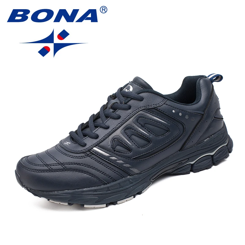 BONA New Style Men Running Shoes Ourdoor Jogging Trekking Sneakers Lace Up Athletic Shoes Comfortable Light Soft - Image 3