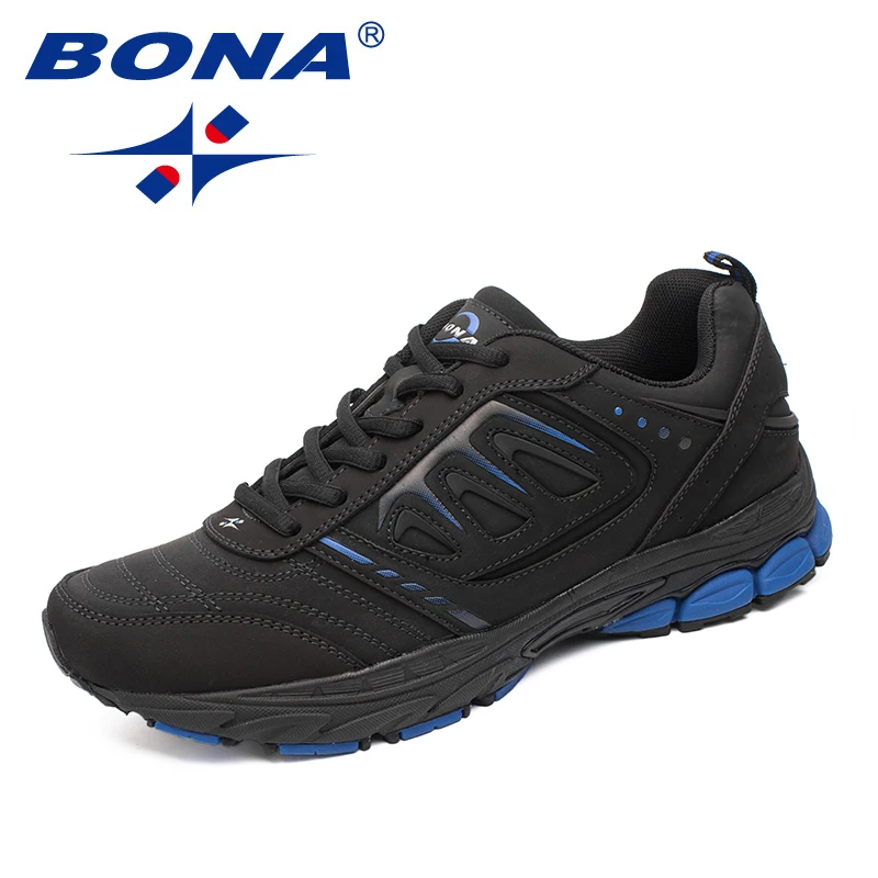 BONA New Style Men Running Shoes Ourdoor Jogging Trekking Sneakers Lace Up Athletic Shoes Comfortable Light Soft - Image 4