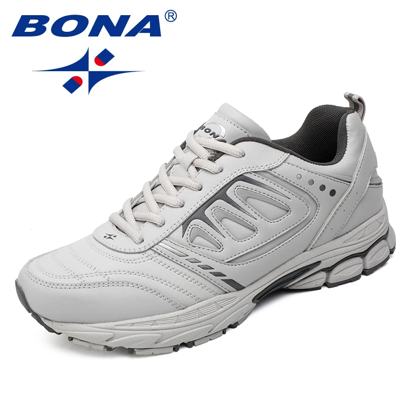 BONA New Style Men Running Shoes Ourdoor Jogging Trekking Sneakers Lace Up Athletic Shoes Comfortable Light Soft - Image 5