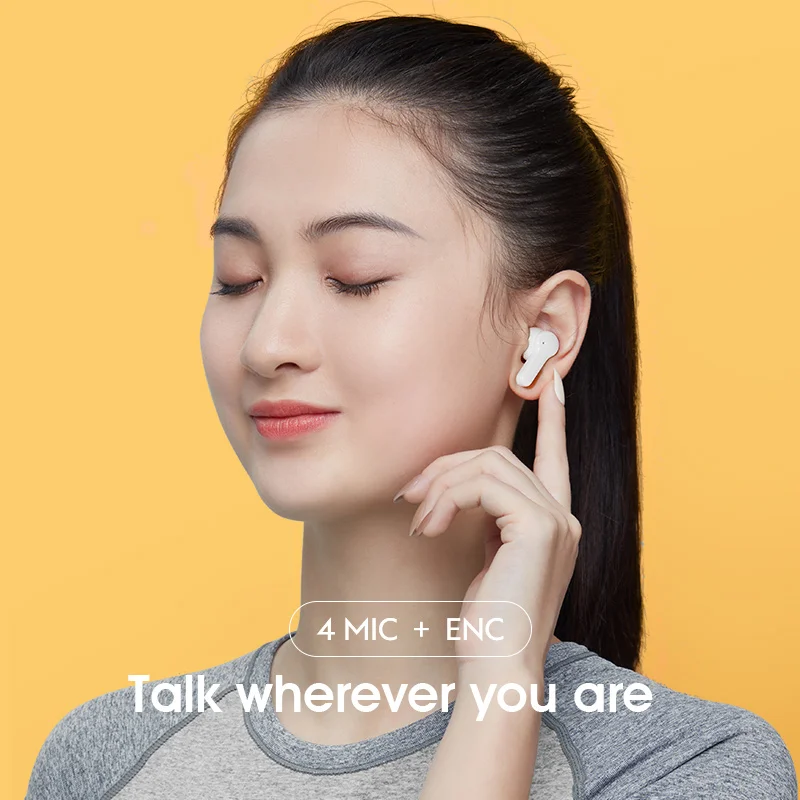 QCY T13 Bluetooth Headphone V5.1 Wireless TWS Earphone Touch Control Earbuds 4 Microphones ENC HD Call Headset Customizing APP - Image 2