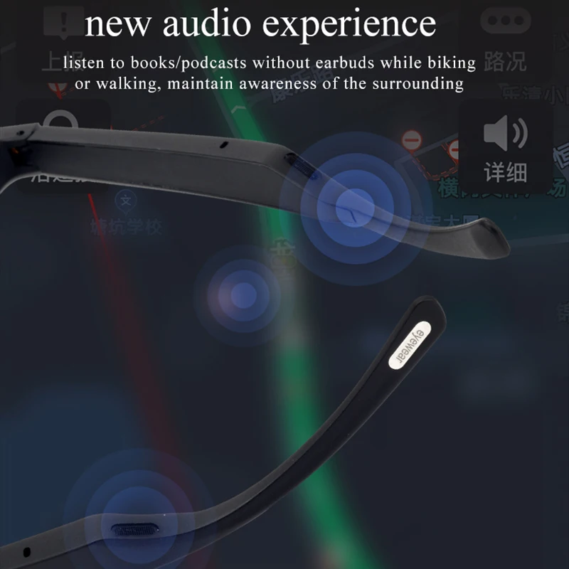 Smart Glasses Wireless Bluetooth 5.0 Sunglasses Outdoor Smart Sport Hands-Free Calling Calling Music Anti-Blue Eyeglasses - Image 4