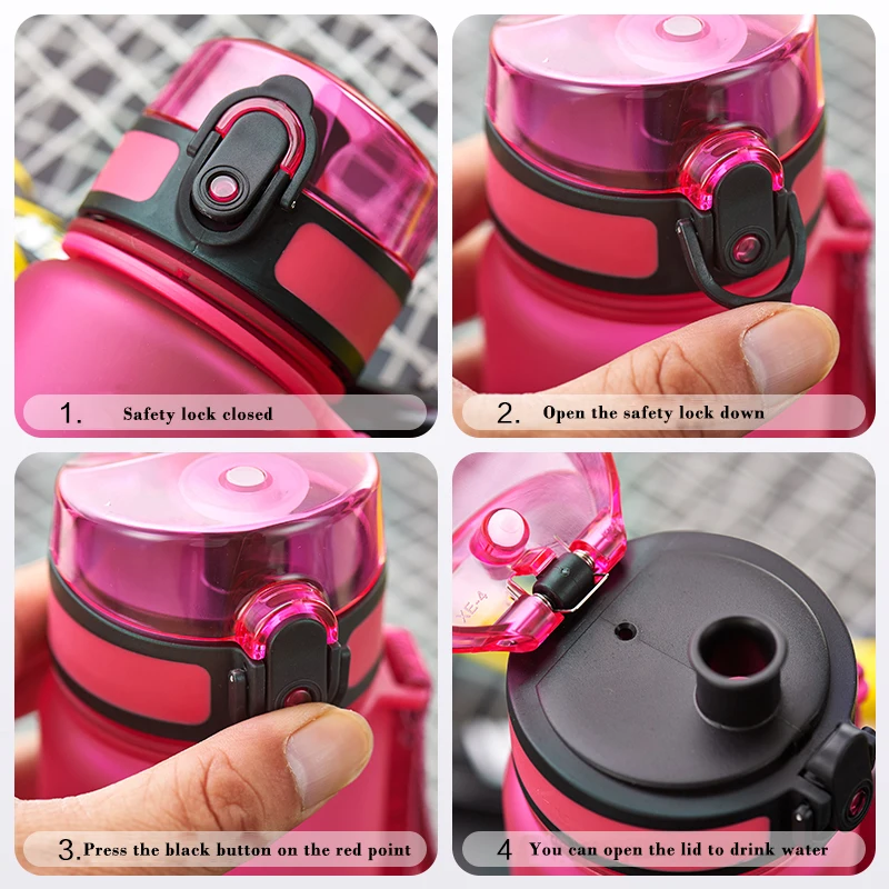 Hot Sale 500/1000ML Sports Water Bottle Shaker Outdoor Travel Portable Leakproof Drinkware Tritan Plastic Drink Bottle BPA Free - Image 6