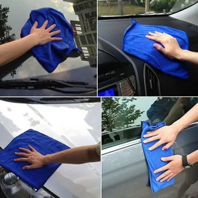1-20Pcs Microfiber Towels Car Wash Drying Cloth Towel Household Cleaning Cloths Auto Detailing Polishing Cloth Home Clean Tools - Image 4
