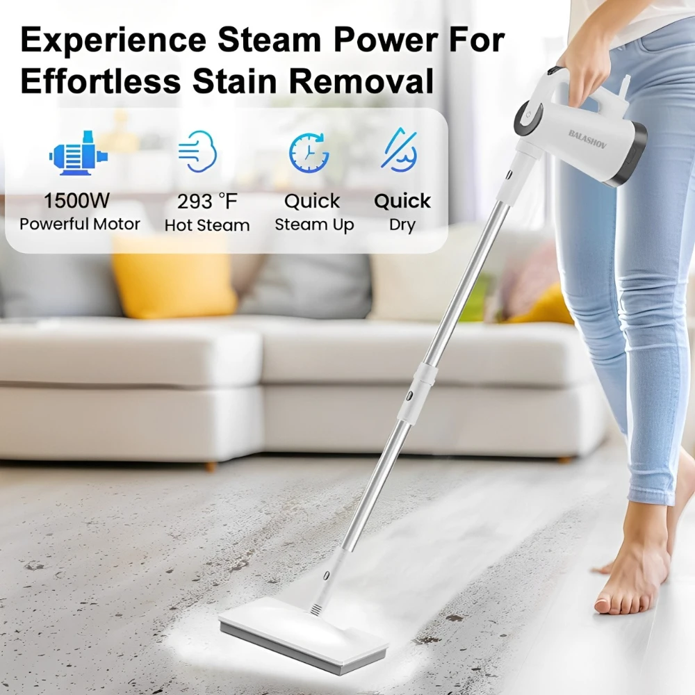 Handheld Steam Mop for Floor Cleaning Electric floor mops Multifunctional Steam Cleaner for Home Kitchen Hood Car carpet Cleaner - Image 3