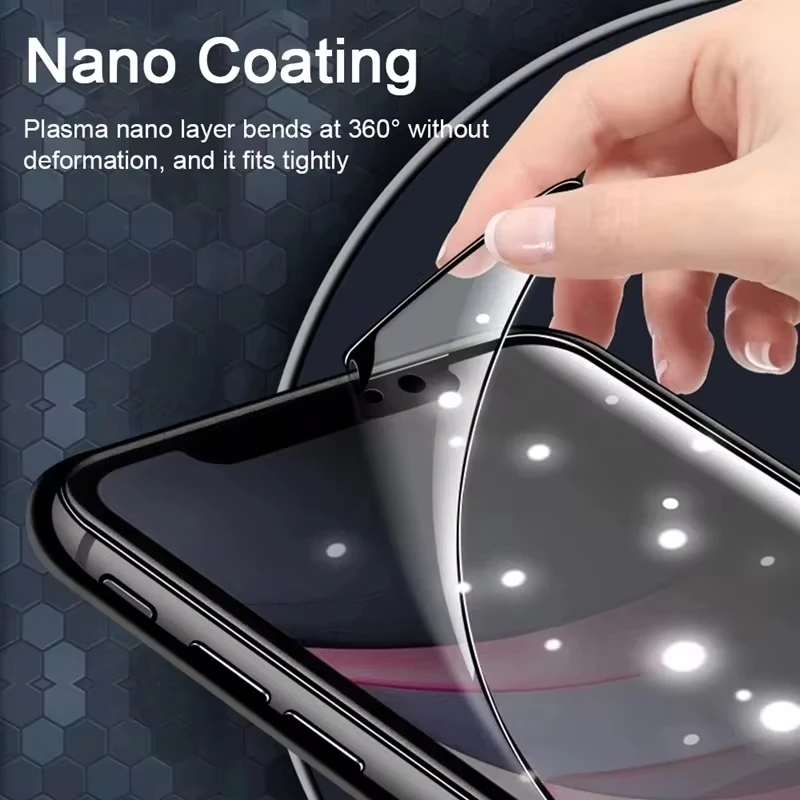 1-5Pcs Matte Ceramic Privacy Screen Protector for iPhone 14 11 12 13 15 16 Pro Max Anti-spy Film for iPhone 7 8 Plus X XR XS MAX - Image 4