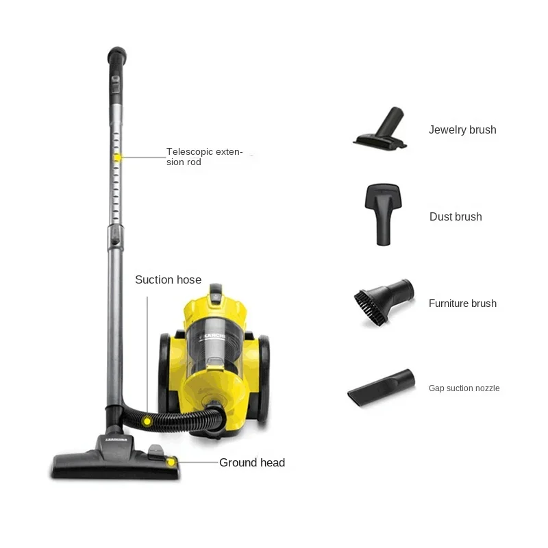 KARCHER Vacuum Cleaner Household Large Suction High Power Ultra-quiet Mite Removal All-in-one Machine Wired Vacuum Cleaner VC3 - Image 6