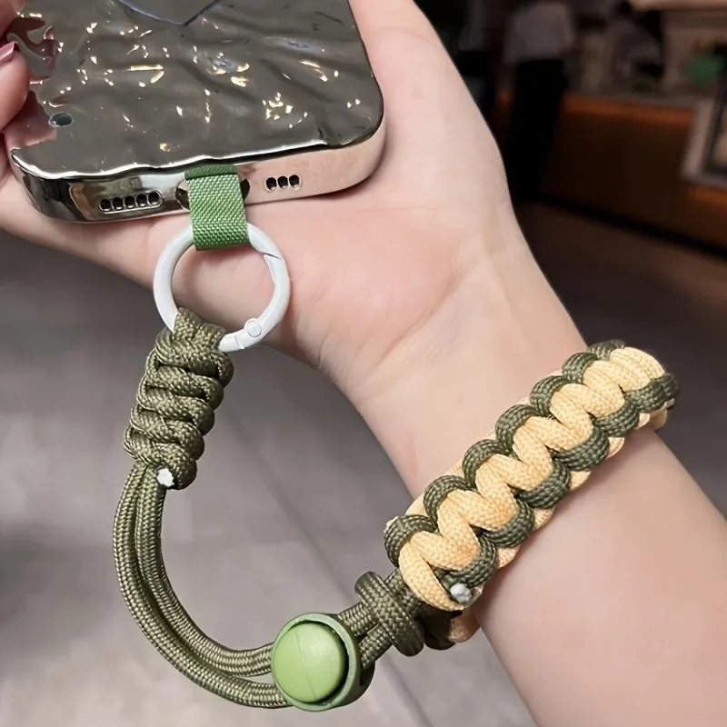 Cute Mobile Phone Lanyard Hanging Decoration Can Be Carried Twist Rope Anti-loss Pendant Fashion Strong Wrist Short Straps Band - Image 2