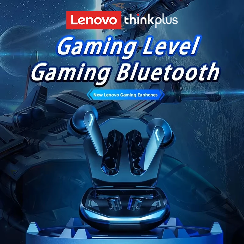 Choice Lenovo GM2 Pro Earphone Bluetooth 5.3 Headphones with Mic 9D Stereo Pro 6 Earbuds Dual Modes Music Game Wireless Headset - Image 2