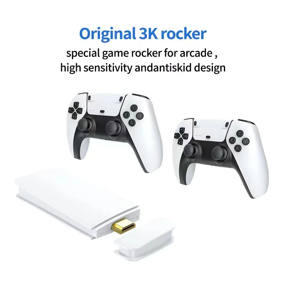 M15 4K Game Stick Mini Retro Video Game Console 2.4G Wireless Gamepad Controller Handheld Game Console 128G 30000 Games HDMI - Image 2