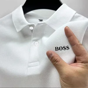 2025Men’s Short Sleeve Polo Shirt, Quick Dry, Breathable, Casual, Stylish, Business, Sports, Summer, High, New