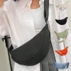 Women’s single-shoulder bag – shaped like a dumpling, with a single zipper, can be worn diagonally across the shoulder.