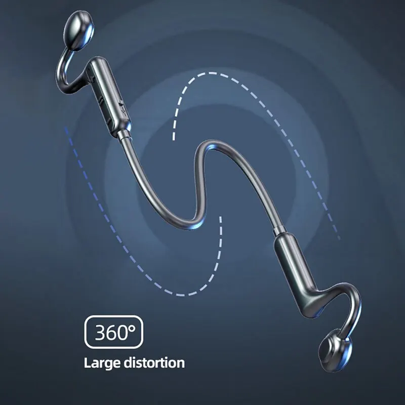 Ks15 Bluetooth Earphone Neck Mounted Wireless Bluetooth With High Battery Power Sound Conduction And Long Battery Life - Image 5
