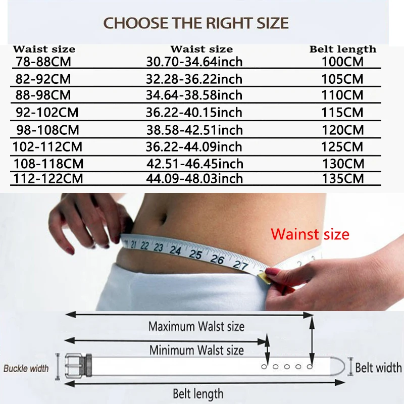 men high quality genuine leather belt luxury designer belts men cowskin fashion Strap male Jeans for man cowboy - Image 6