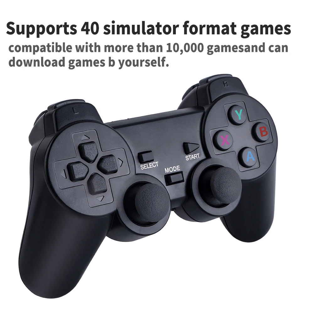 BOYHOM 4K HD Video Game Console 2.4G Double Wireless Controller Game player M8 20000 Games 64GB Retro Games Boy Christmas Gifts - Image 4