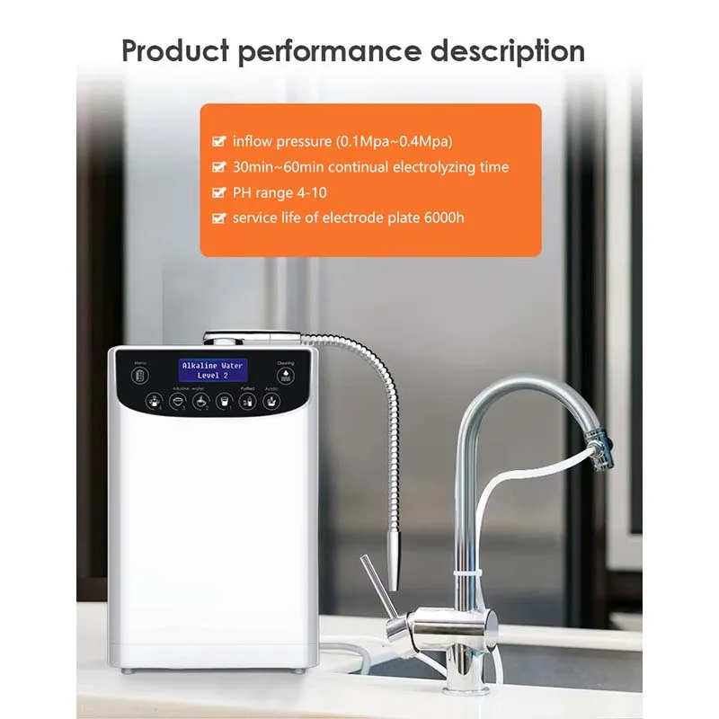 Japan Technology Kangen Alkaline Water Ionizer Purifier PH4.5-10.5 Alkaline Acid Water Filter Hydrogen water generator Machine - Image 4