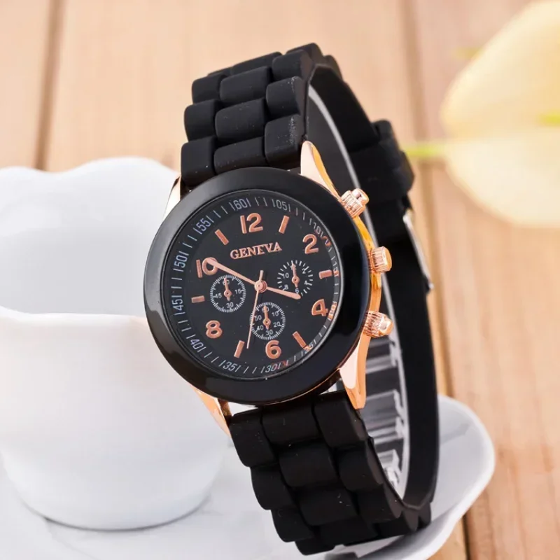 Women Watches 2025 New Fashion Luxury Brand Women's Watch Silicone Strap Quartz Wrist Watch For Female Relogio Feminino Zegarki - Image 4