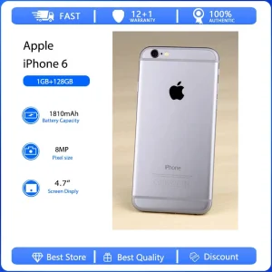 Apple iPhone 6 Mobile Cell Phone Original Used Unlocked4.7″ 16/32/128GB ROM Dual Core IOS 8MP Camera 3G 4G LTE Fingerprint