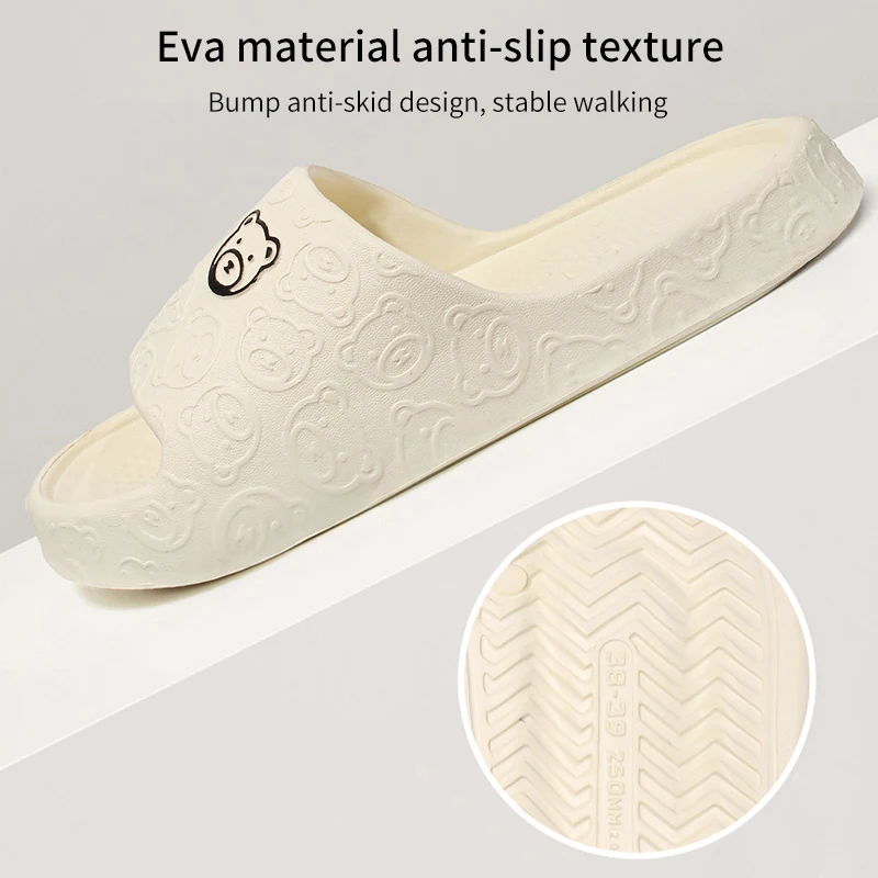 Non-slip Slippers Female Outer Wear 2024 New Bathroom Bathroom Indoor Home Sandals Female Summer Eva - Image 5