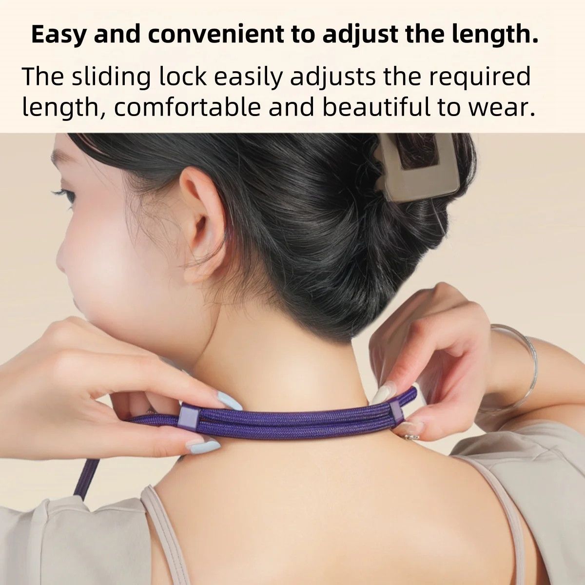 3-in-1 Switchable Mobile Phone Lanyard Adjustable Length Universal Mobile Phone Case Strap - Image 4