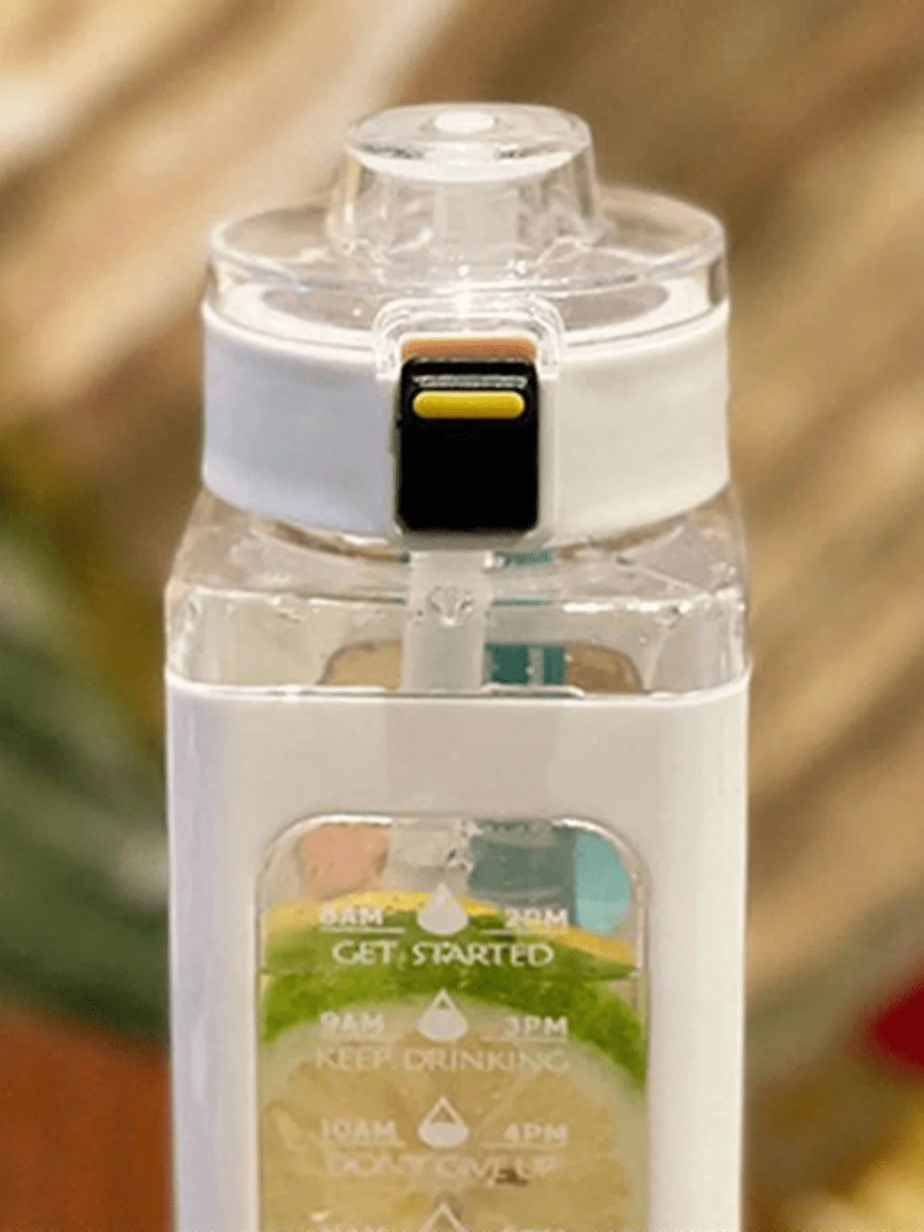 1 piece white 700ml sports water bottle, portable sippy cup. Suitable for outdoor, sports, cycling and carrying! - Image 2