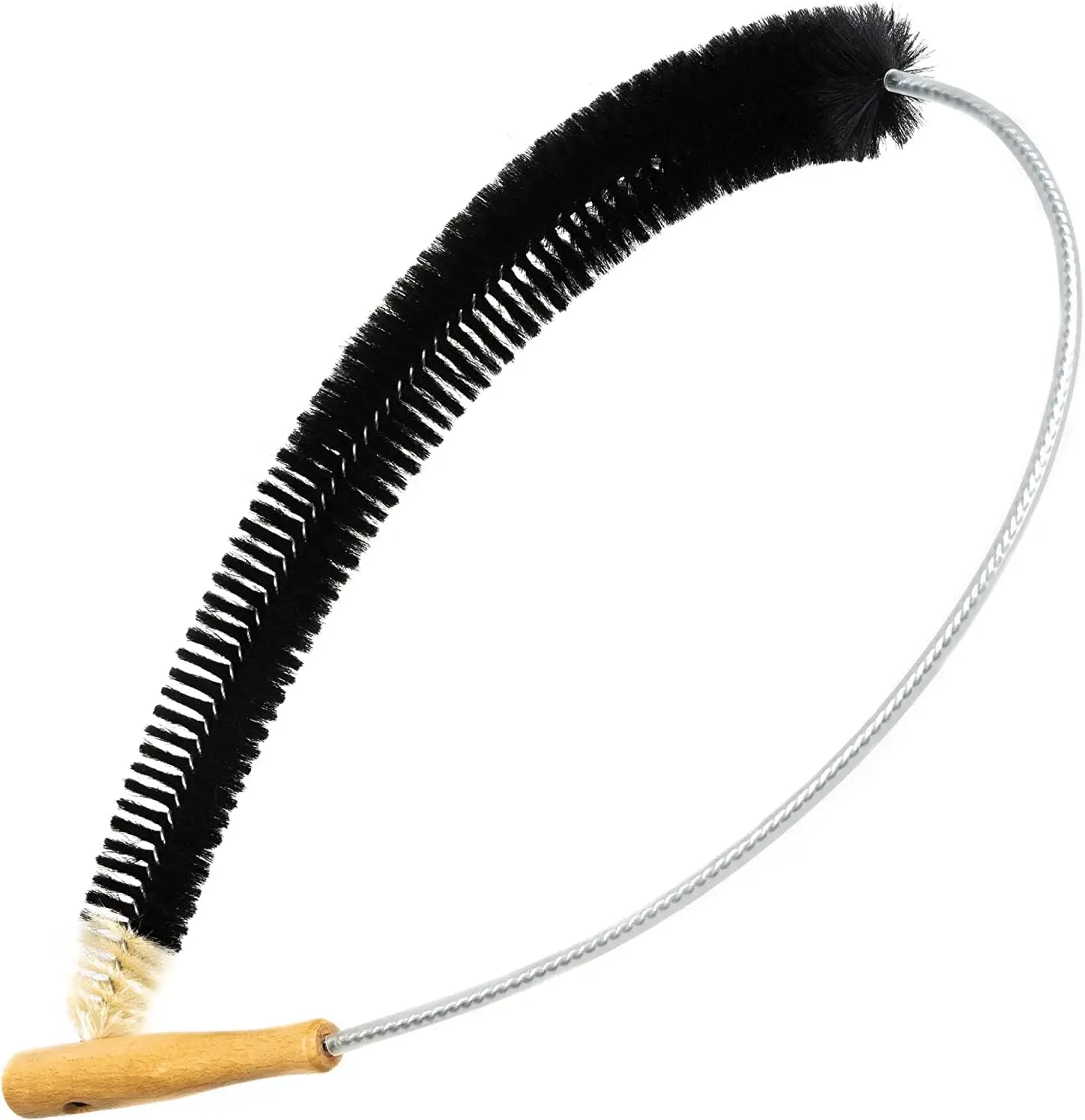 1PCS Radiator brush - 120 cm - Radiator brush with goat hair bristles - Ideal for cleaning flat radiators - Image 2