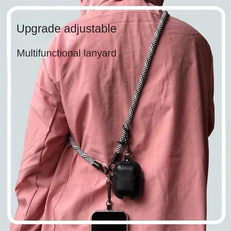 8MMx120CM Bold Long Mobile Phone Lanyard Universal Crossbody Hanging Shoulder Strap Detachable Neck Cord Anti-Lost Lanyard - Image 3