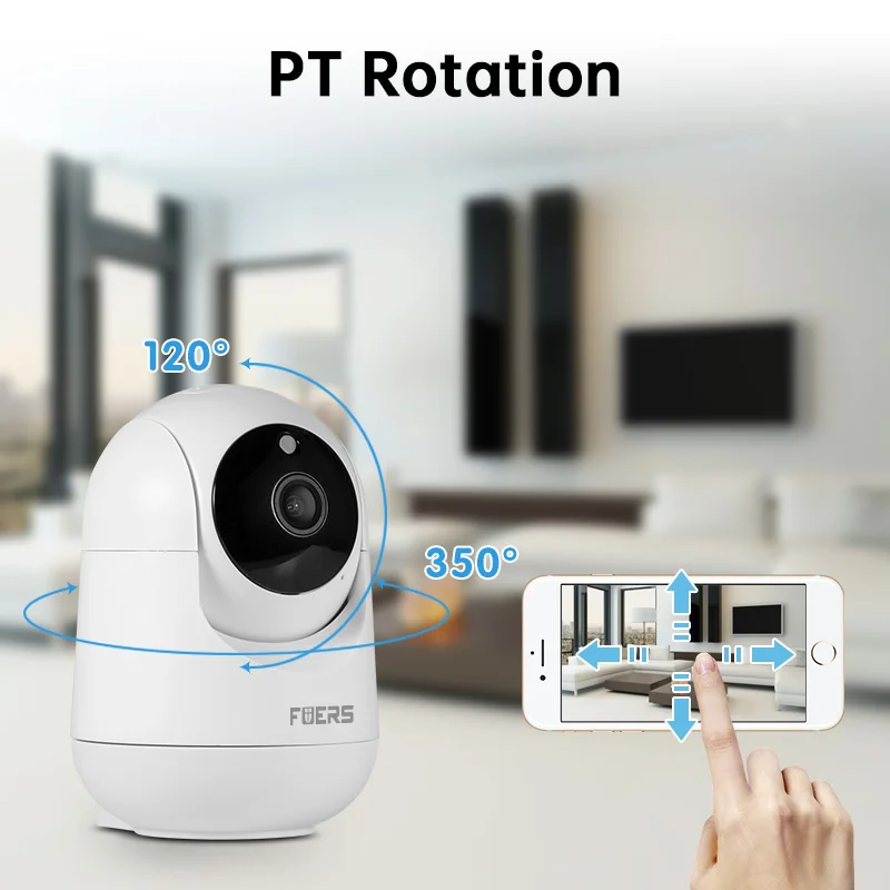FUERS 4K 8MP WiFi IP Camera With Adjustable Bracket Tuya Smart Home Security Wireless Surveillance Camera Baby Monitor Mini Cam - Image 4