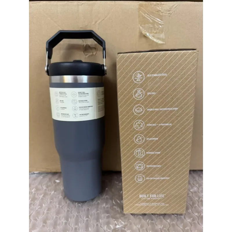 30 oz Vacuum Thermos Cup with Treatment Double Layer Thermos Cup Stainless Steel Sports Water Bottle Hot and Cold Drinks - Image 2