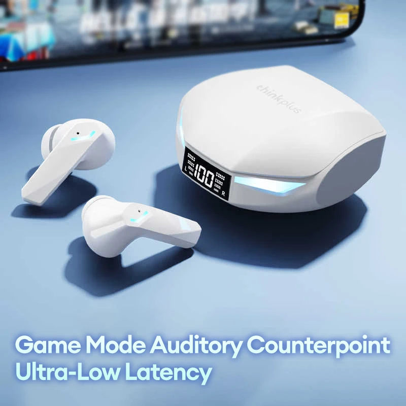 New Lenovo XT53 Wireless Bluetooth 5.4 Earphones LED Digital Display Waterproof Earbuds Noise Cancelling Gaming Headset - Image 3