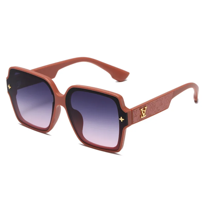 Fashion Square Frame Sunglasses for Women Luxury UV Protection Large Frame All-Match DS-8052-1 - Image 5