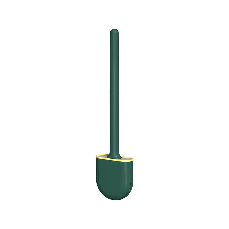 1 Wall Hanging Long Handle Toilet Brush, Silicone Cleaning Brush, Durable, Easy To Clean, Suitable For Bathroom, Toilet Cleaning - Image 6