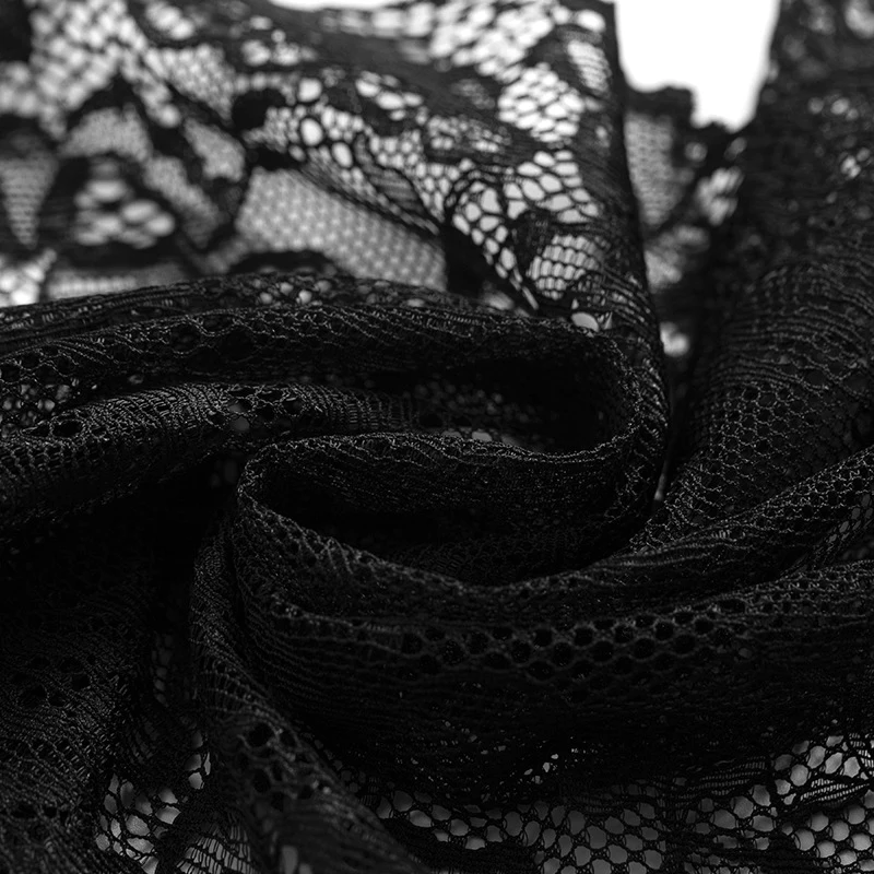 2025 Summer 2 Pcs Women's New Sexy Lace See-Through Pajamas Black Pink Cute Clothes Comfortable Breathable Suspender Shorts Set - Image 4