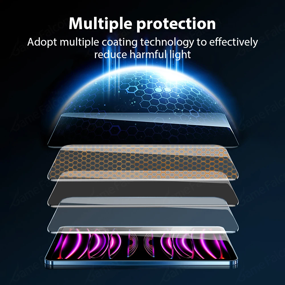 Tempered Glass Screen Protector For Ipad Pro 13 M4 2025 12.9 A16 11th Air 11 5 4 M3 M2 10 9 9th 10th 8 Generation Mini 7 6 Film - Image 5