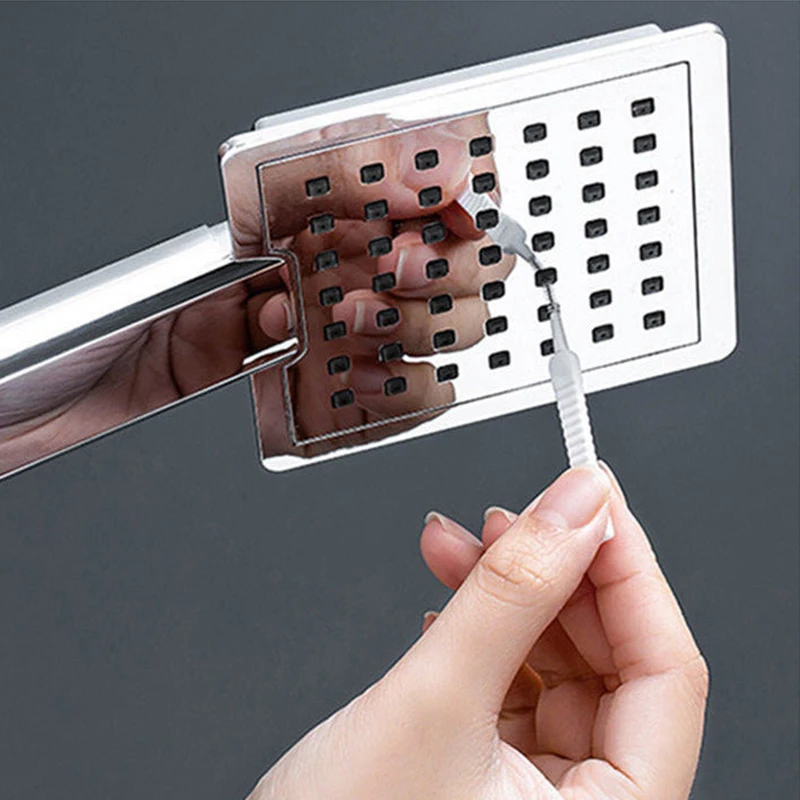 10-500PCS Shower Cleaning Brush Bathroom Micro Nylon Brush Nozzle Anti-blocking Cleaning Tools Bathroom Accessories - Image 2