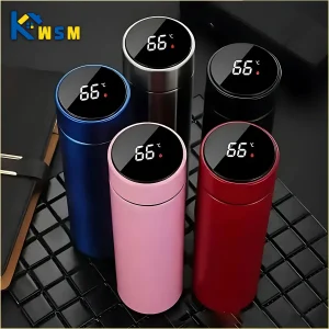 500ML Temperature Display Thermos Cup Stainless Steel Divided Thermos Bottle Outdoor Vacuum Insulated Cup Father’s Day Gift